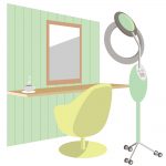 ヘアーサロンイワサキで長く勤務する