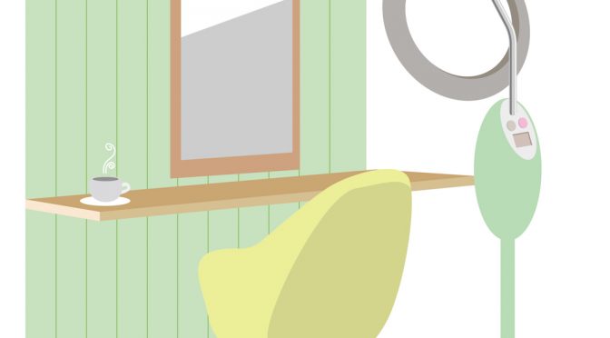 ヘアーサロンイワサキで長く勤務する